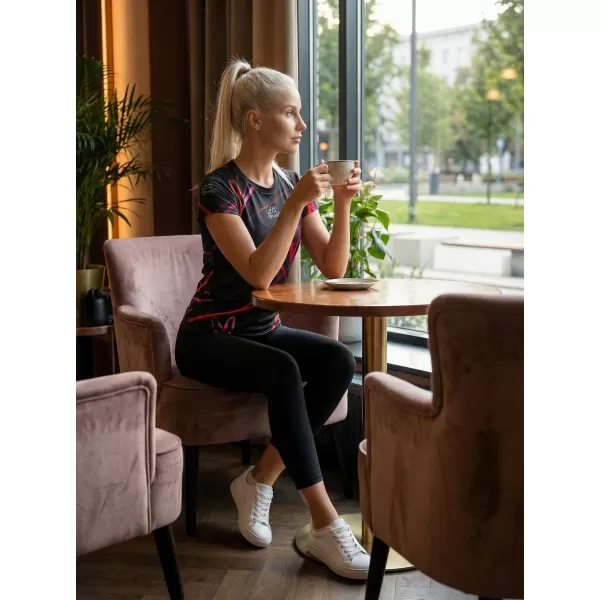  Prémium funkcionális női póló ALTISPORT VOJ/ALW082TR01 FEKETE 