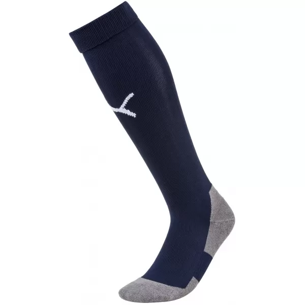  Futball zokni PUMA TEAM LIGA SOCKS CORE 703441_06 PEACOAT/ PÁVA/PUMA FEHÉR 