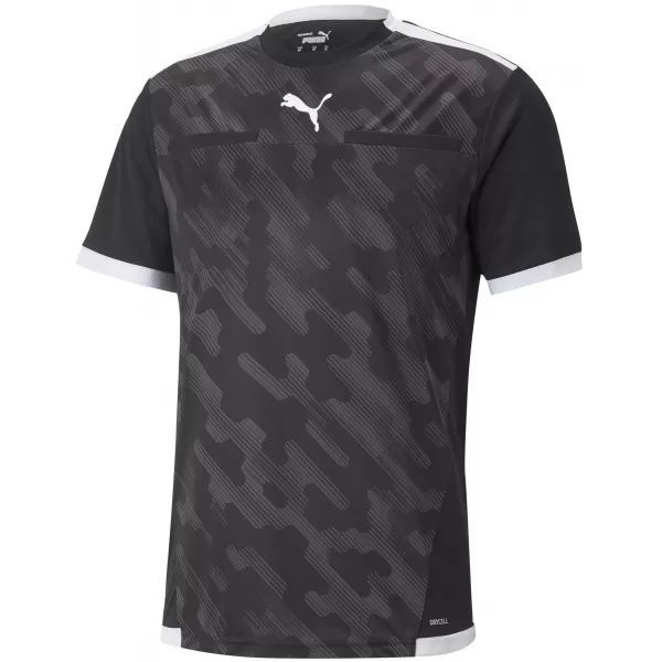  Labdarúgó mez PUMA TEAMLIGA REFEREE JERSEY 705452_03 PUMA FEKETE/PUMA FEHÉR 