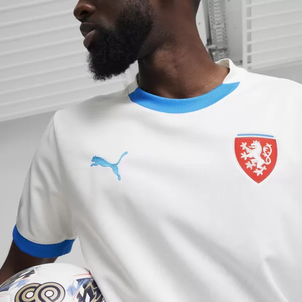  Labdarúgó mez PUMA FACR AWAY JERSEY REPLICA 774128_02 PUMA WHITE/IGNITE BLUE 