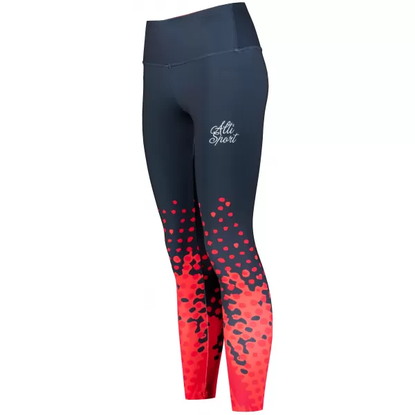  Női Leggings Premium ALTISPORT VOJ/ALW109LEG01 VÖRÖS-FEKETE 