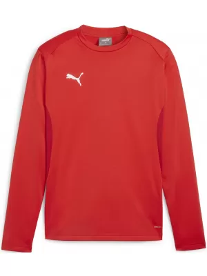 Férfi pulóver PUMA TEAMGOAL TRAINING SWEAT 658649_01 PUMA PIROS/PUMA FEHÉR/GYORS PIROS