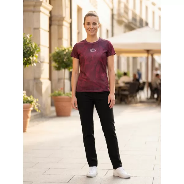  Prémium funkcionális női póló ALTISPORT VOJ/ALW096TR01 BURGUNDIA 