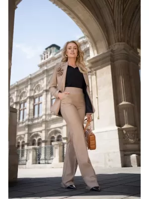 Női nadrág STYLOVE S371 BÉZS