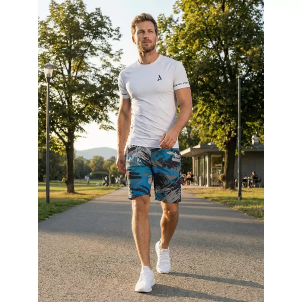  Férfi funkcionális rövidnadrág prémium ALTISPORT VOJ/ALM014KRA01 FEKETE/KEROZIN 