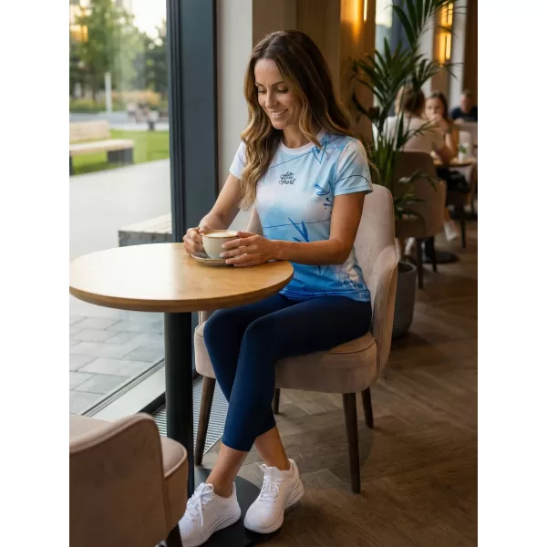  Női funkcionális T -piró prémium ALTISPORT VOJ/ALW083TR01 FEHÉR -BLUE 