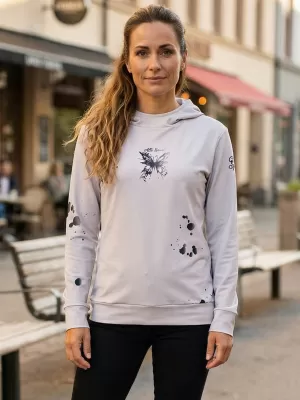 Női funkcionális pulóver prémium ALTISPORT VOJ/ALW077MI01 SZÜRKE -BLACK
