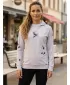 Női funkcionális pulóver prémium ALTISPORT VOJ/ALW077MI01 SZÜRKE -BLACK