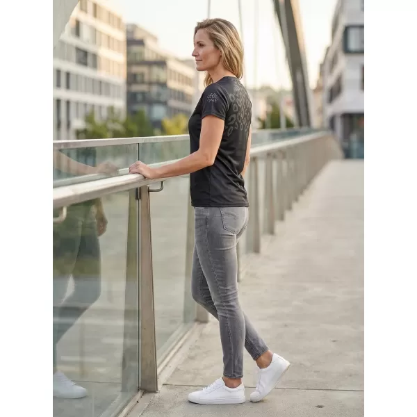  Női funkcionális T -piró prémium ALTISPORT VOJ/ALW047TR01 FEKETE 