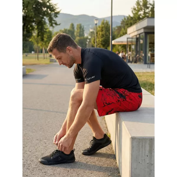  Férfi funkcionális rövidnadrág prémium ALTISPORT VOJ/ALM071KRA01 PIROS 
