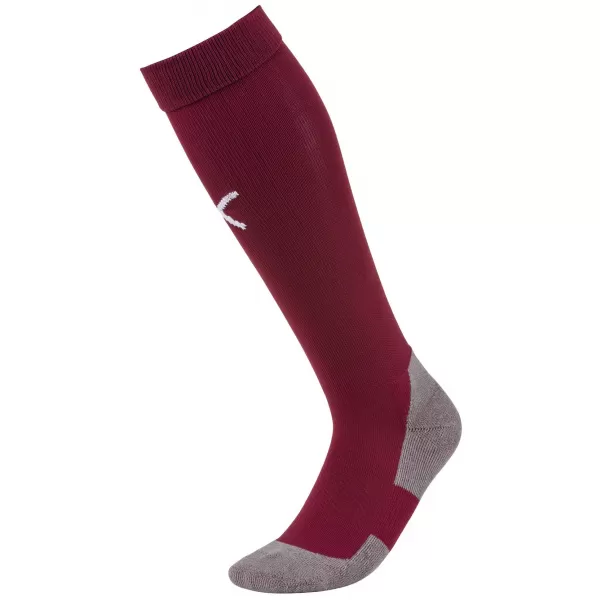  Futball zokni PUMA TEAM LIGA SOCKS CORE 703441_09 CORDOVAN/ CORDOVAN/PUMA FEHÉR 