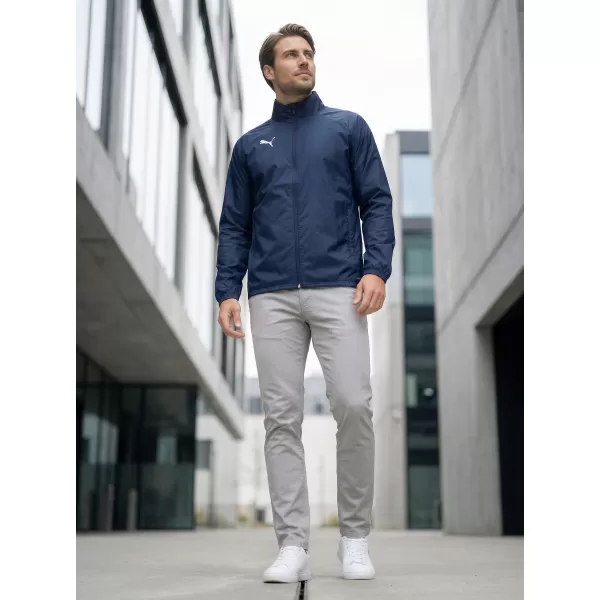  Kabát PUMA TEAMGOAL ALL WEATHER JACKET 659038_06 PUMA NAVY/PUMA WHITE 
