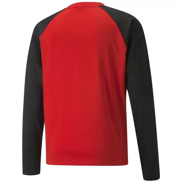  Férfi pulóver PUMA TEAMLIGA TRAINING SWEAT 657238_01 PUMA PIROS/PUMA FEKETE 