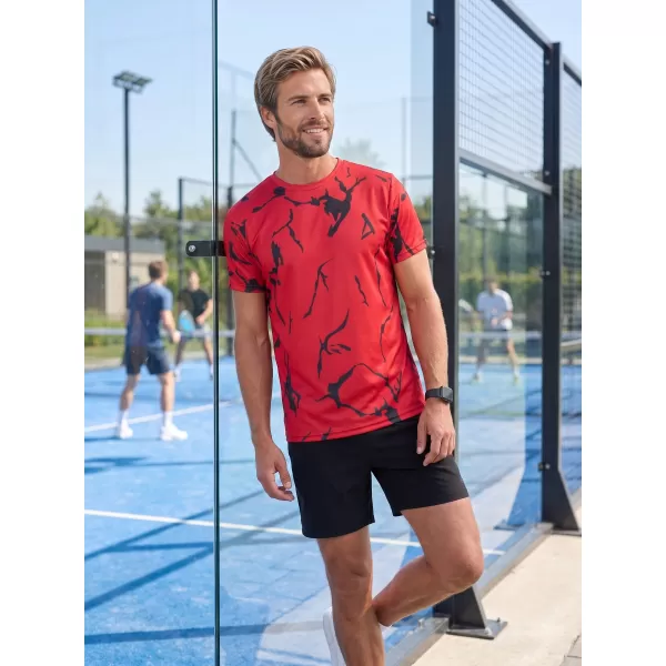  Férfi funkcionális T -piró prémium ALTISPORT VOJ/ALM052TR01 PIROS 