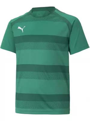 Gyerek póló PUMA TEAMVISION JERSEY JR 704928_05 PEPPERGREEN/POWERGREEN/WHITE