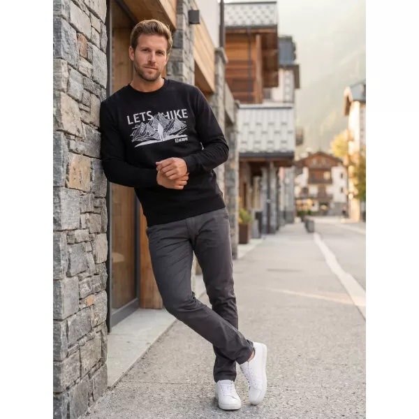  Férfi pulóver ALTISPORT ALM190406 FEKETE 