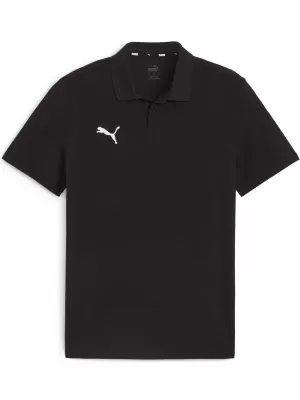 Mens t -phirt gallérral PUMA TEAMGOAL CASUALS POLO 658605_03 PUMA FEKETE/PUMA FEHÉR