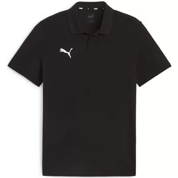  Mens t -phirt gallérral PUMA TEAMGOAL CASUALS POLO 658605_03 PUMA FEKETE/PUMA FEHÉR 