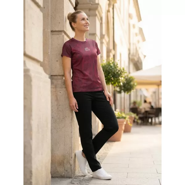  Prémium funkcionális női póló ALTISPORT VOJ/ALW096TR01 BURGUNDIA 