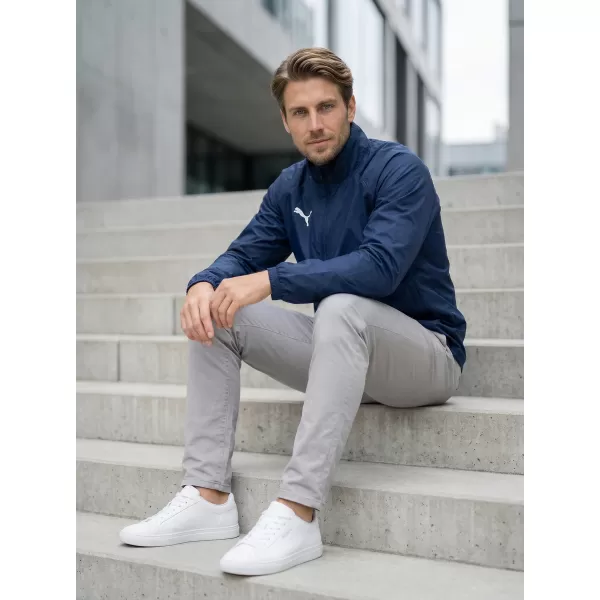  Kabát PUMA TEAMGOAL ALL WEATHER JACKET 659038_06 PUMA NAVY/PUMA WHITE 