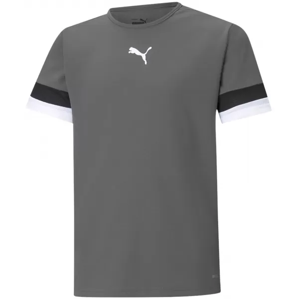  Gyerekfutzók mez PUMA TEAMRISE JERSEY JR 704938_13 FÜSTÖLT GYÖNGY/FEKETE/FEHÉR 
