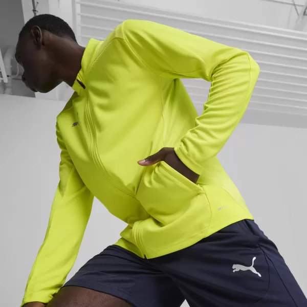  Kabát PUMA TEAMFINAL TRAINING JACKET 658554_30 ELECTRIC LIME/ ELEKTROMOS MÉSZ/PUMA EZÜST 