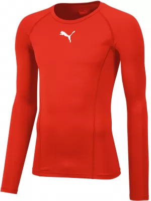 T -póló PUMA LIGA BASELAYER TEE LS JR 655921_01 PUMA PIROS