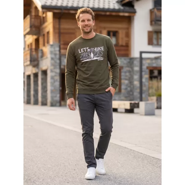  Férfi pulóver ALTISPORT ALM190406 KATONAI 