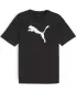 Férfi póló PUMA TEAMRISE LOGO JERSEY COTTON 658705_03 PUMA FEKETE/PUMA FEHÉR
