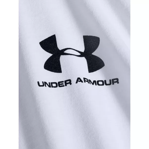  Férfi póló UNDER ARMOUR SPORTSTYLE LEFT CHEST LS 1329585-100 FEHÉR 