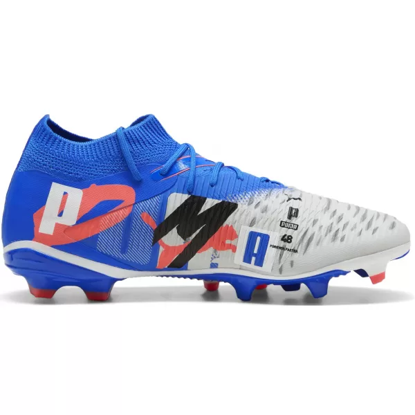  Csizma PUMA FUTURE 8 MATCH FOREVER FG/AG 108423_01 FEHÉR/KÉK/SZÜRKE/FEKETE/PIROS 