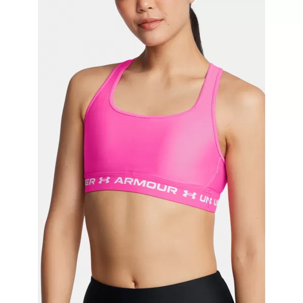  Női melltartó UNDER ARMOUR CROSSBACK MID BRA 1361034-656 RÓZSASZÍN 