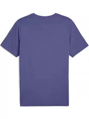 Férfi póló PUMA GRAPHICS WORDING TEE 684825_46 KÉK KRISTÁLY