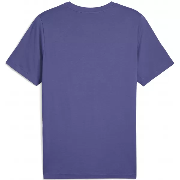 Férfi póló PUMA GRAPHICS WORDING TEE 684825_46 KÉK KRISTÁLY 