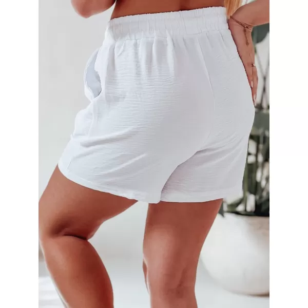  Hölgyek rövidnadrágja DSTREET HOT VIBE SY0444 FEHÉR 