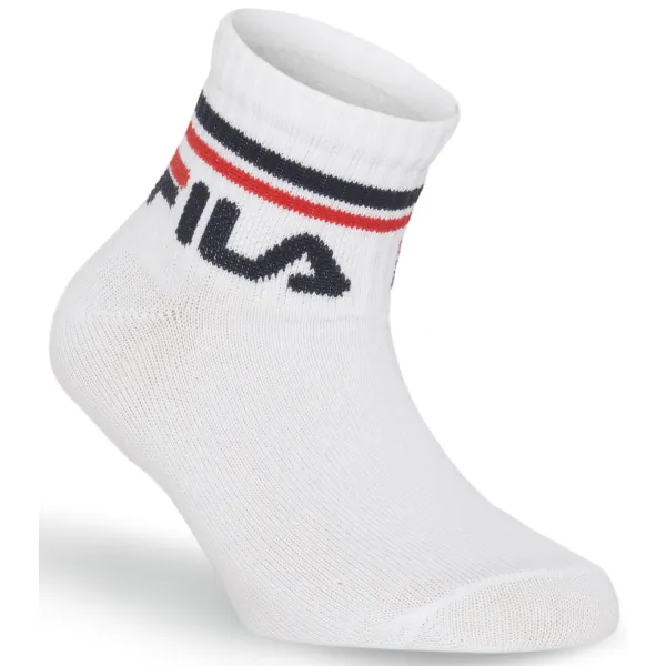  Zokni FILA JUNIOR QUARTE 3-PACK F8338 WHITE 