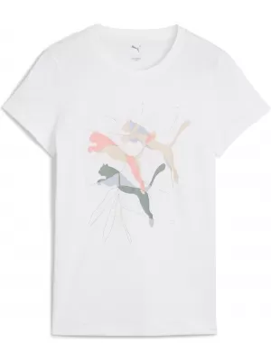 Ing PUMA GRAPHICS BRANDED LEAF TEE 685082_02 PUMA FEHÉR