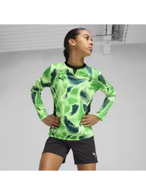 Gyermek mez PUMA TEAMTARGET GK LS JERSEY JR 706521_20 FIZZY LIME / FIZZY LIME / PUMA FEKETE