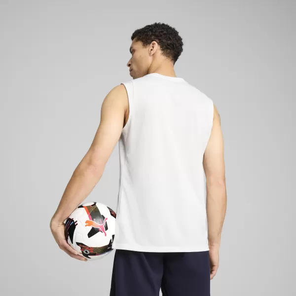  Férfi mez PUMA TEAMCUP TRAINING SL JERSEY 659168_04 PUMA FEHÉR/PUMA EZÜST 