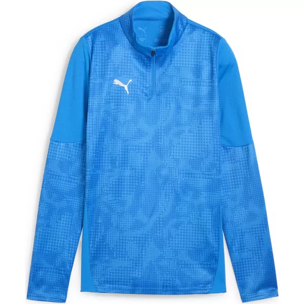  Női kabát PUMA TEAMCUP TRAINING 1/4 ZIP TOP 659173_02 ELECTRO ROYAL/ ELEKTRO KIRÁLYI/PUMA EZÜST 