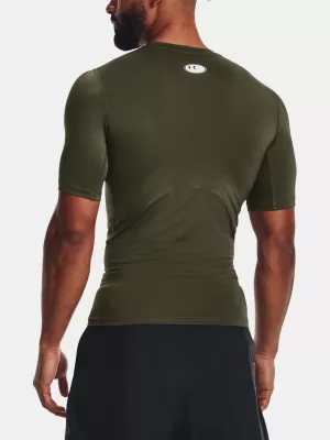 Férfi póló UNDER ARMOUR HG ARMOUR COMP SS 1361518-390 ZÖLD