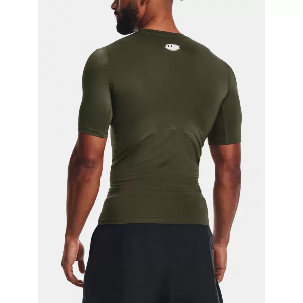  Férfi póló UNDER ARMOUR HG ARMOUR COMP SS 1361518-390 ZÖLD 