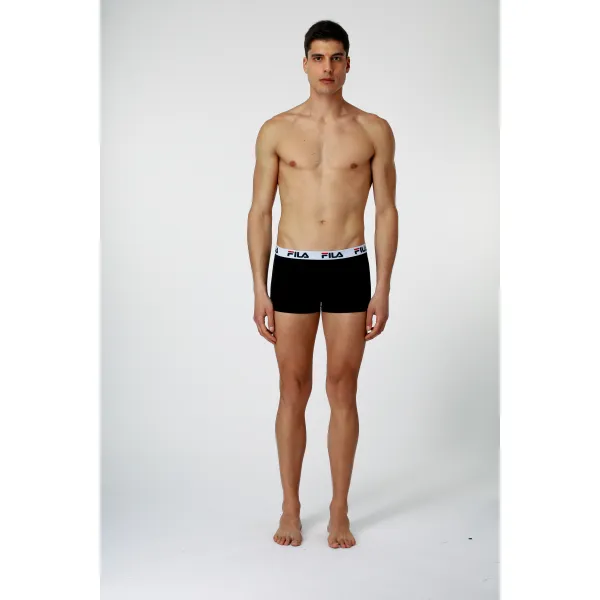  Férfi boxeralsó FILA MAN BOXER 2-PACK FU5016/2 BLACK 