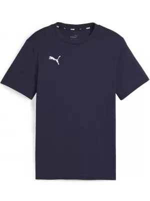 T -póló PUMA TEAMGOAL CASUALS TEE JR 658616_06 PUMA NAVY/PUMA WHITE