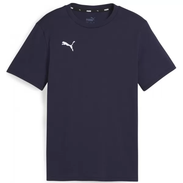  T -póló PUMA TEAMGOAL CASUALS TEE JR 658616_06 PUMA NAVY/PUMA WHITE 