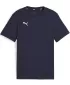 T -póló PUMA TEAMGOAL CASUALS TEE JR 658616_06 PUMA NAVY/PUMA WHITE