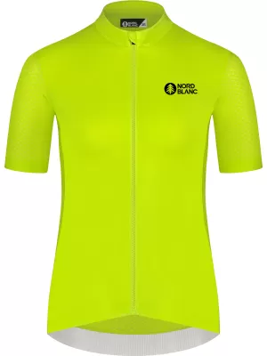 Női kerékpáros mez NORDBLANC MILE NBSLF8216 BOROSTYÁN