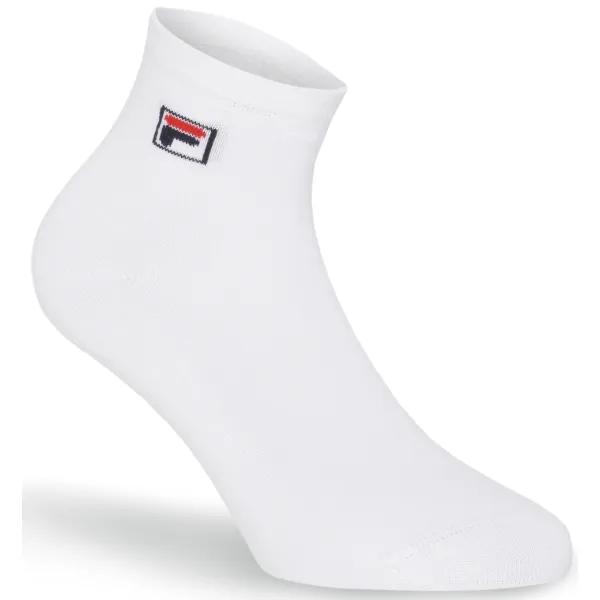  Zokni FILA QUARTER 3-PACK F9303 WHITE 