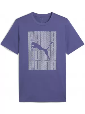 Férfi póló PUMA GRAPHICS WORDING TEE 684825_46 KÉK KRISTÁLY
