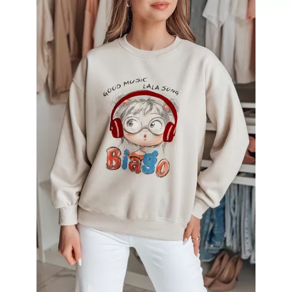  Női pulóver DSTREET LALA VIBE BY1506 BÉZS 